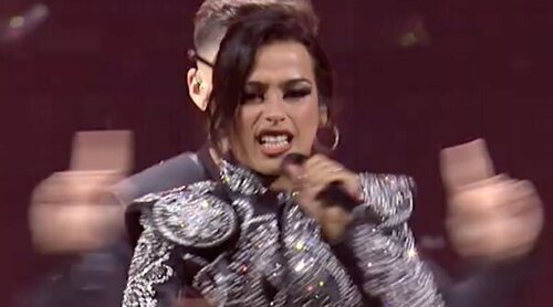 Actuación de Chanel con "SloMo" en la Semi 2 de Eurovisión 2022