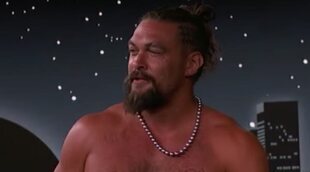 Jason Momoa termina semidesnudo ante un atónito Jimmy Kimmel