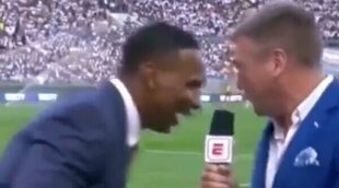 Un comentarista deportivo se desmaya en pleno directo
