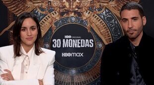 Megan Montaner y Miguel Ángel Silvestre: "En series como '30 monedas' tienes que tirarte a la piscina"
