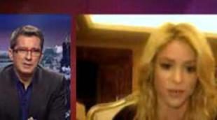 Buenafuente conecta con Shakira, en Beirut, vía Skype