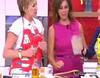 Irma Soriano y Nieves Herrero ayudan a Inés Ballester en la cocina en 'Te doy la mañana'