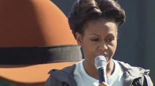 Michelle Obama "hace el Perry" y se suma al baile del ornitorrinco