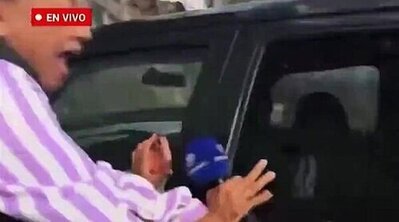 Una reportera y su cámara, atropellados en directo durante una conexión para el informativo