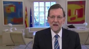Discurso de Mariano Rajoy en el Día de la Constitución sin mirar a cámara
