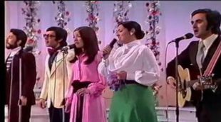 Mocedades con "Eres tú", representantes de España en Eurovisión 1973
