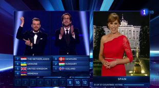 Así dio los votos España en Eurovisión 2014: retraso y "oit points"