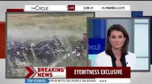 Broma cruel en MSNBC durante la cobertura del accidente de avión en Ucrania