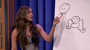 Megan Fox jugando al Pictionary no recuerda cómo eran las ranas