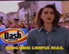 Anuncio del detergente Dash (1991), protagonizado por Irma Soriano