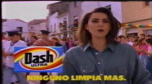 Anuncio del detergente Dash (1991), protagonizado por Irma Soriano