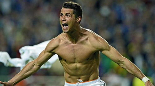 Cristiano Ronaldo cumple el reto del cubo de agua helada