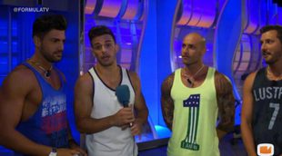 Los pretendientes de María en 'Mujeres y hombres y viceversa' se entrevistan entre ellos