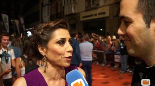 Los protagonistas de 'Bajo sospecha' en la alfombra naranja del FesTVal 2014