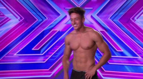 Deano Baily pasa por el casting de 'The X Factor' sin camiseta