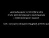 El anuncio de tv de la Generalitat de Catalunya para informar de la impugnación del 9N