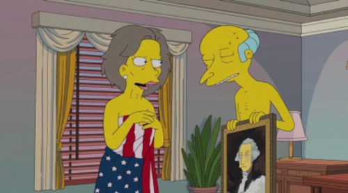 Jane Fonda pone voz a la amante del Sr. Burns en 'Los Simpson'