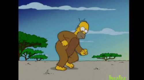 Así repasan 'Los Simpson' la evolución del ser humano