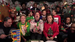 One Direction y Jimmy Fallon cantan "Santa Claus is Coming to Town"