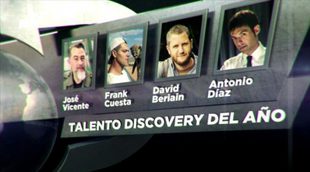 José Vicente, Frank Cuesta, David Berian y El Mago Pop se disputan el premio "Born to Be Discovery Awards" en la categoría Talento