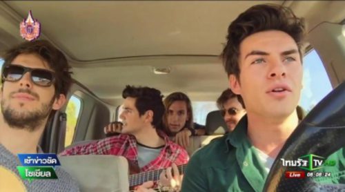 Los informativos de la televisión tailandesa se hacen eco del último videoclip del grupo Dvicio, grabado con un móvil