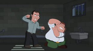 La gran pelea entre Liam Neeson y Peter Griffin en el capítulo 250 de