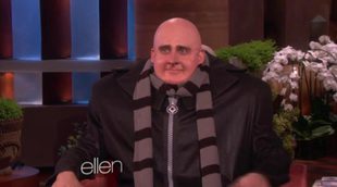 Primera aparición de Gru en un programa de televisión con Ellen Degeneres