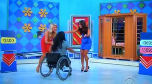 'El precio justo' ofrece a una concursante en silla de ruedas una cinta de correr y una sauna no adaptada para minusválidos