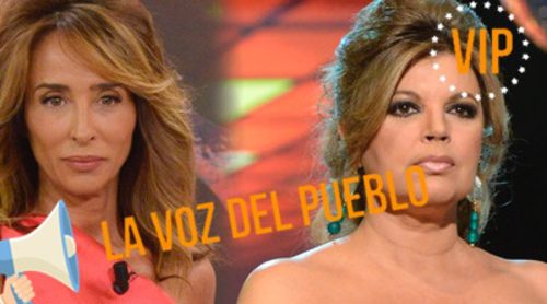 La Voz del Pueblo VIP: ¿Los famosos prefieren a María Patiño o a Terelu Campos como presentadora de 'Sálvame deluxe'?
