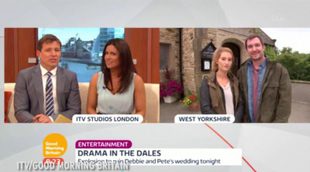 Evacuan en directo el plató de 'Good Morning Britain' por un incendio