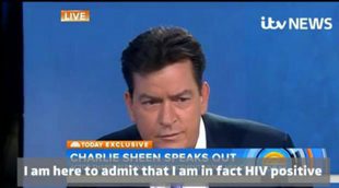 Charlie Sheen admite en directo ser VIH positivo